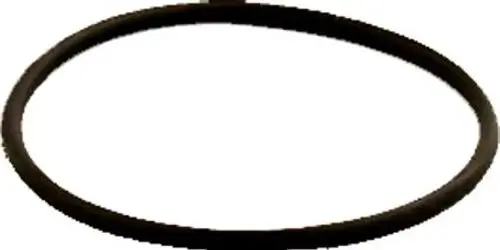Schwarzer O-Ring auf weißem Hintergrund, typisches Dichtungsmaterial, möglicherweise von der Marke Wolf.